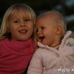 Kalyra and Savannah playing