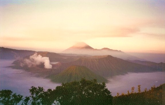 sunrise over mt bromo