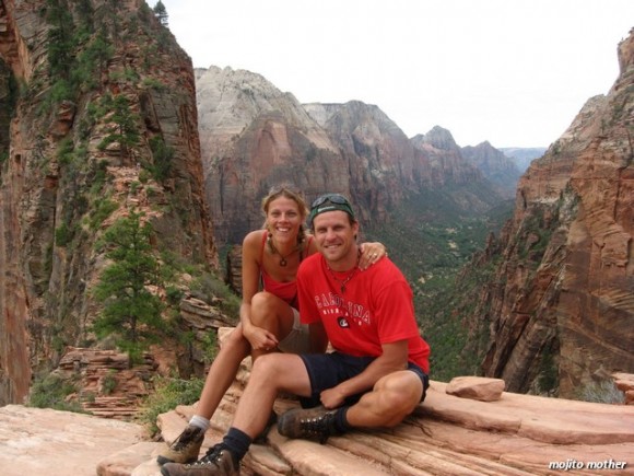 Hiking in Zion NP UTah