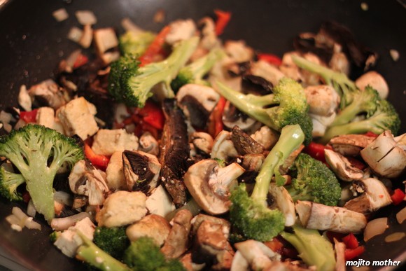 Stir fry vegetables