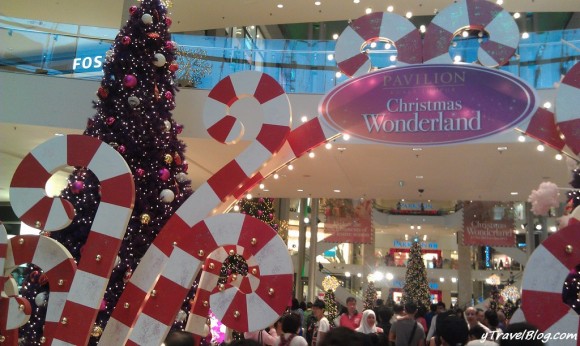 Pavillion shopping centre christmas display