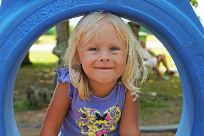 Kalyra enjoying a Queensland park