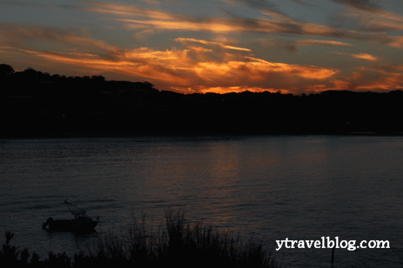 sunset from Terrigal Haven