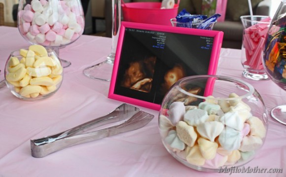 lolly table baby shower