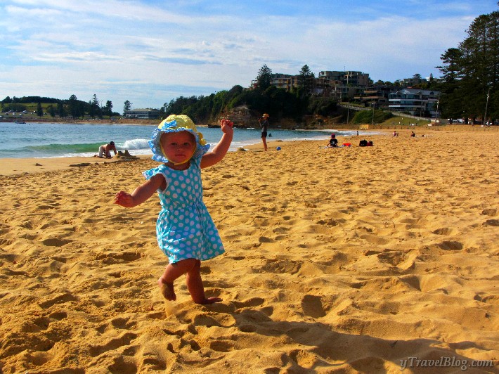 Walking on sand