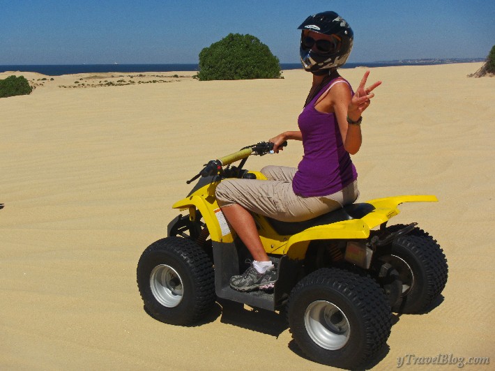 quad bike riding Stockton sand dunes