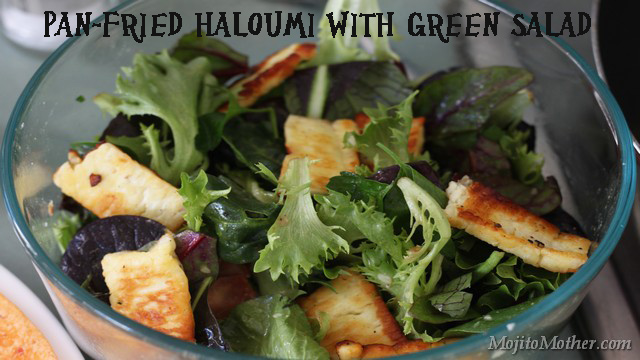 haloumi salad