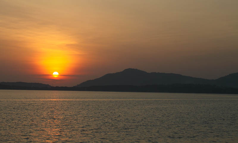 Chalong Bay sunset Phuket Thailand
