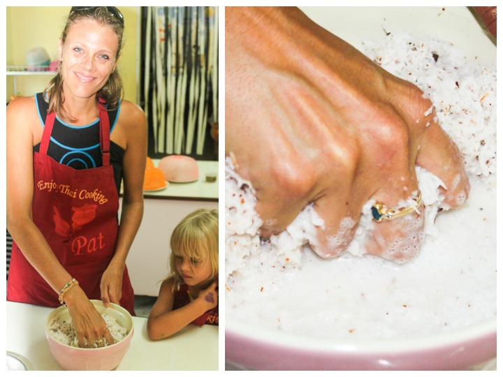 making coconut milk