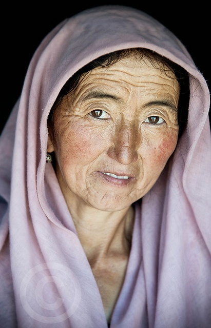 wrinkled lady